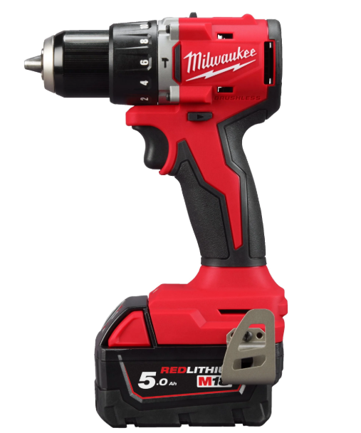 Schlagschrauber, Akkuschrauber, Rot-Schwarz, 2-Gang, 5.0Ah-Lithium