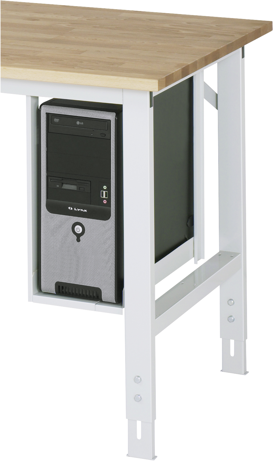 Rau CPU-Halter, 150x500x500 mm, 09-CPU.12, lichtgrau