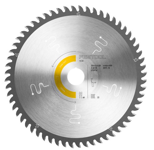 Kreissägeblatt WOOD FINE CUT HW 254x2,4x30 W60