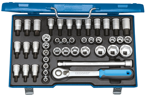 Gedore Steckschlüssel-Satz ITX 19 INU-20 1/2" 42-teilig