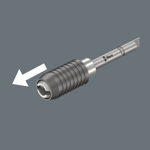 Universal holder with quick-release chuck, Licht
