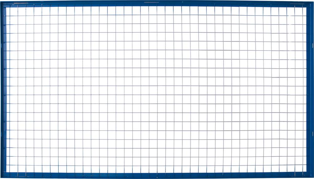 SCHULTE Lagertechnik Gitterrückwand, blau verzinkt
