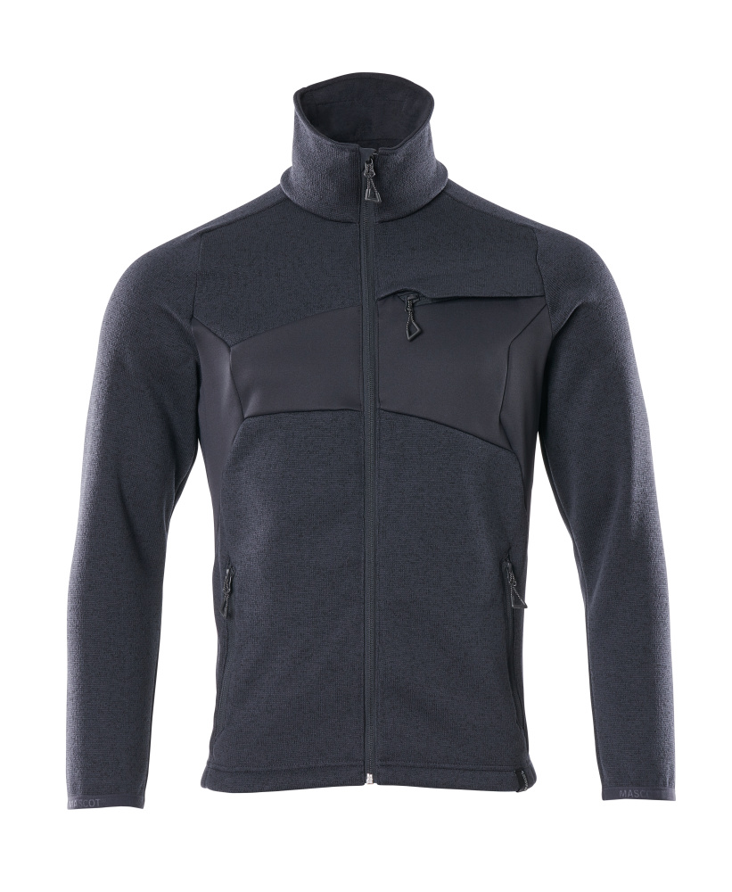 Mascot Strickpullover mit Reißverschluss Strickjacke Größe M, schwarzblau