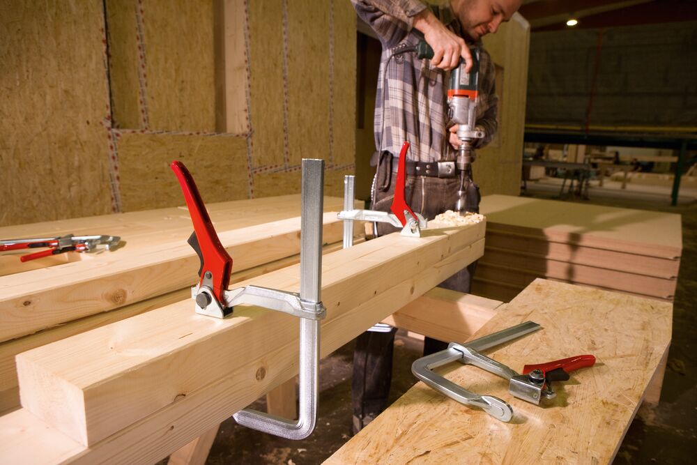 Bessey Hebelzwinge GH16 160mm Spannweite 80mm Ausladung Ganzstahl