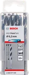 Jeu de forets hélicoïdaux Bosch HSS PointTeQ 6,2 mm.