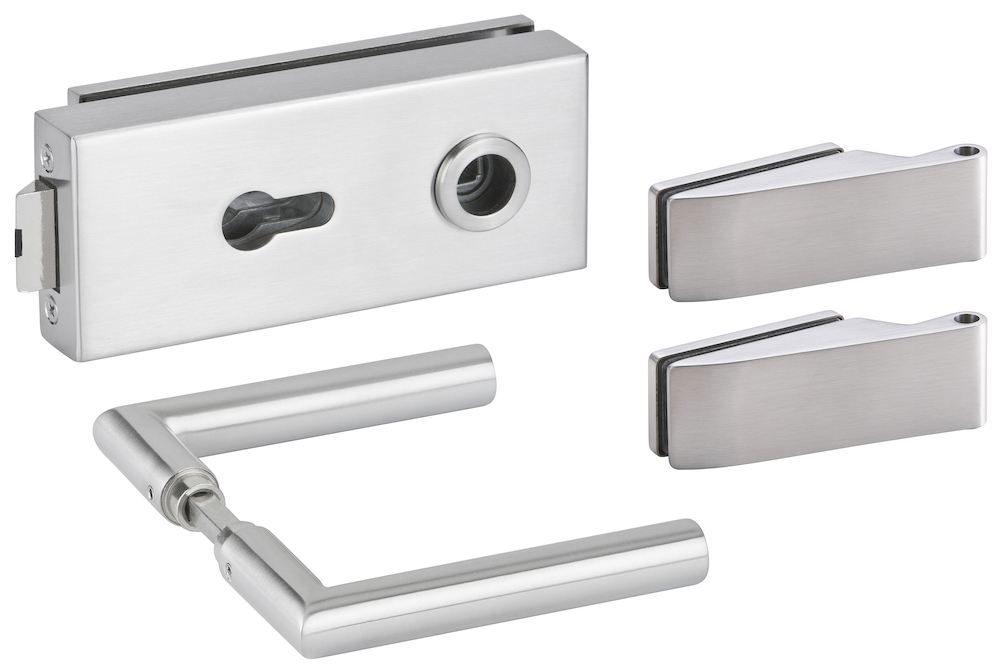 Produktbild HERMAT Ganzglastürschloss 6773/6225/1802,PZ,8mm,ER-Optik,FlüFA