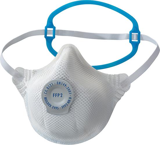 Moldex Atemschutzmaske 2495 SoloBand,Ventil,FFP2 NR D