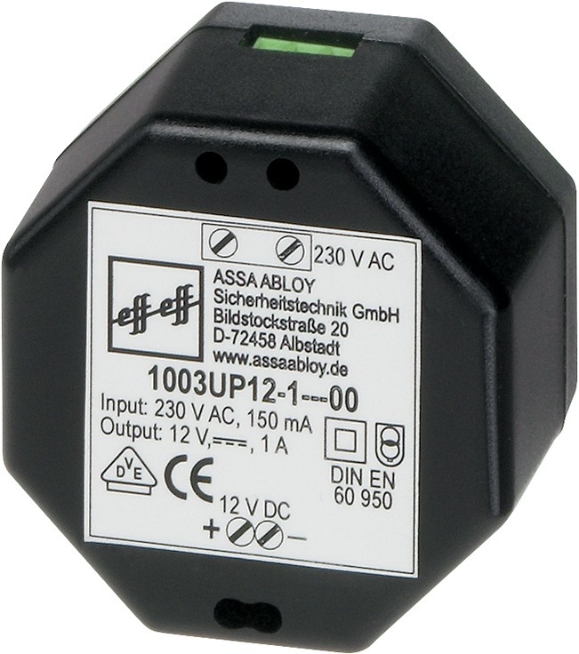 OT-Netzteil, 1003UP, zu Türsteuerungssystem, 12V DC, 1A, Unterputz