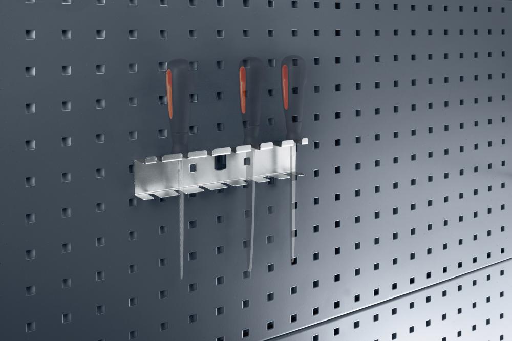 bott Schraubendreherhalter B225 mm 7 Aufnahmen für Lochplatten bott