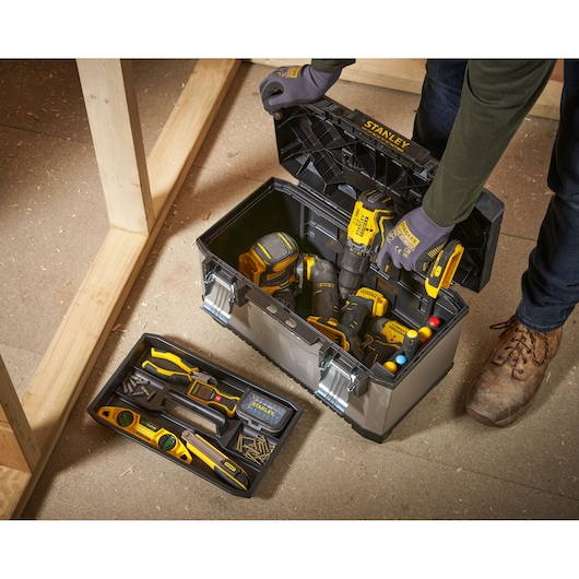 Stanley Werkzeugbox FatMax™ Metall-Kunststoff 1-95-615 20 Zoll