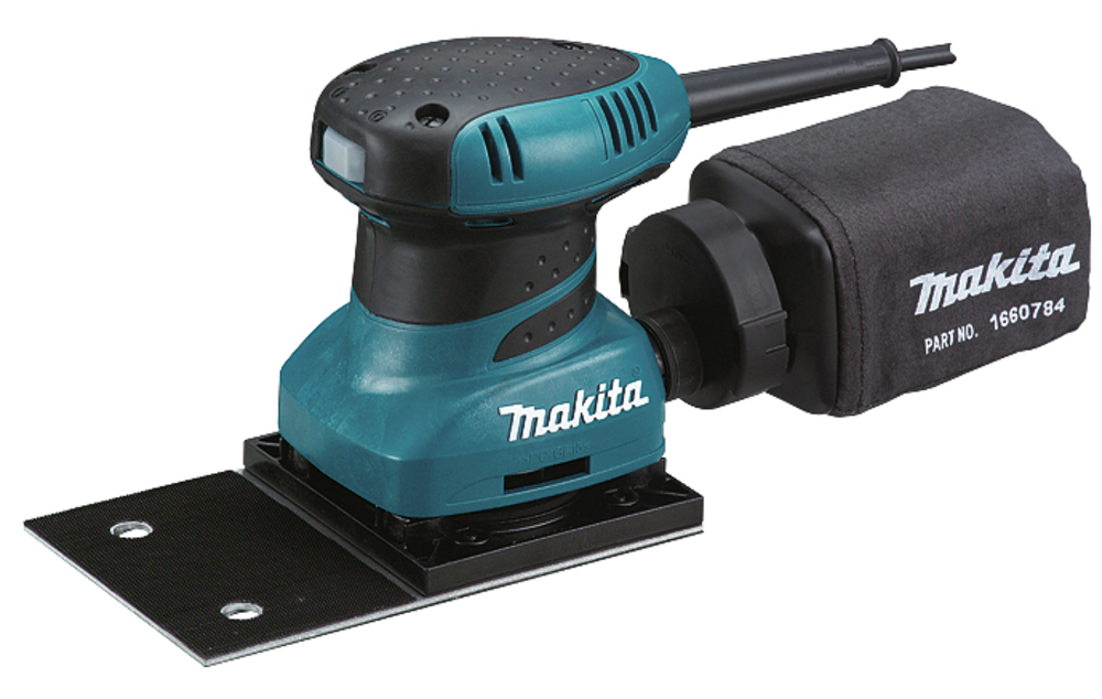 Makita Faust-Schwingschleifer BO4566J 200 Watt 100x164 mm 14.000 min⁻¹ im MAKPAC