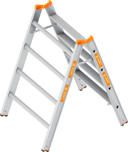 Layher Arbeitsbock TOPIC 1047 Aluminium 4 Stufen