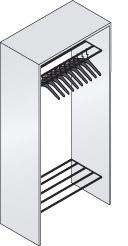 Produktbild CP Offene Garderobenanlage