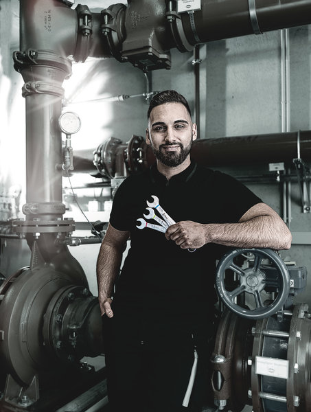 Milieubild, Fabrik, Erwachsener, Männlich, Mann, Person