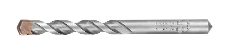 Bosch carbide-tipped concrete drill bit., Steinbohrer, Hartmetallspitze, Spiralnut, Silberfarben