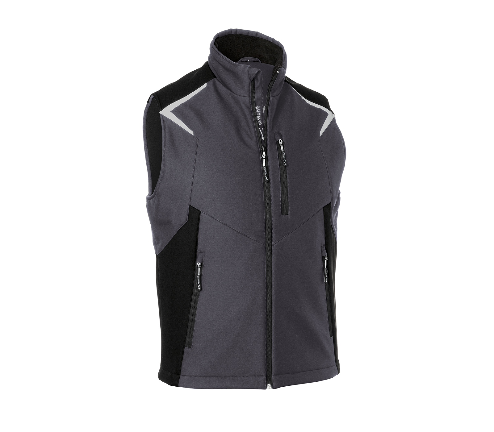 KÜBLER BODYFORCE Softshell Weste anthrazit/schwarz  7125 5375-9799-XXL