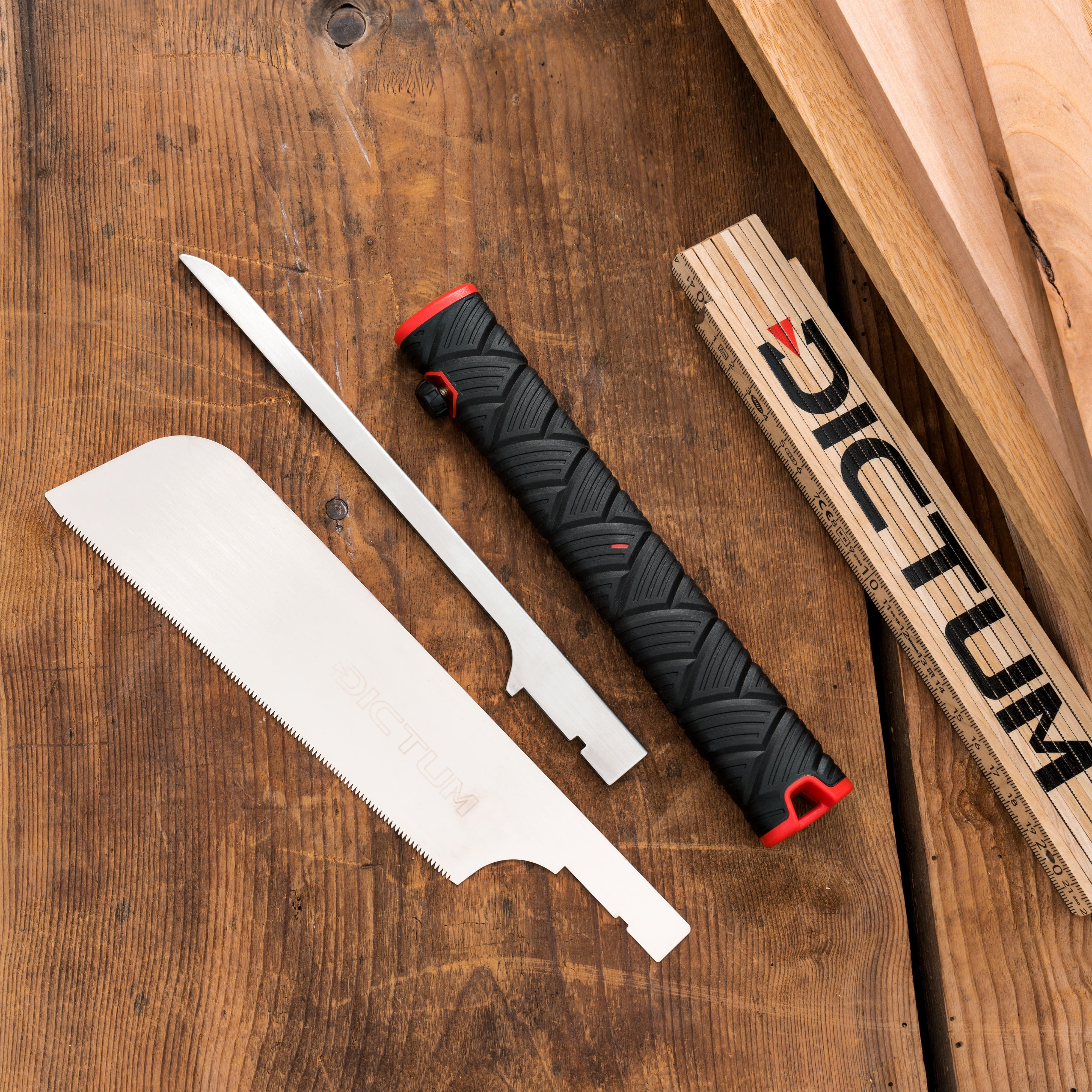 Dictum Dozuki Universal Compact 180 Power Grip Japansäge 180mm Blattlänge