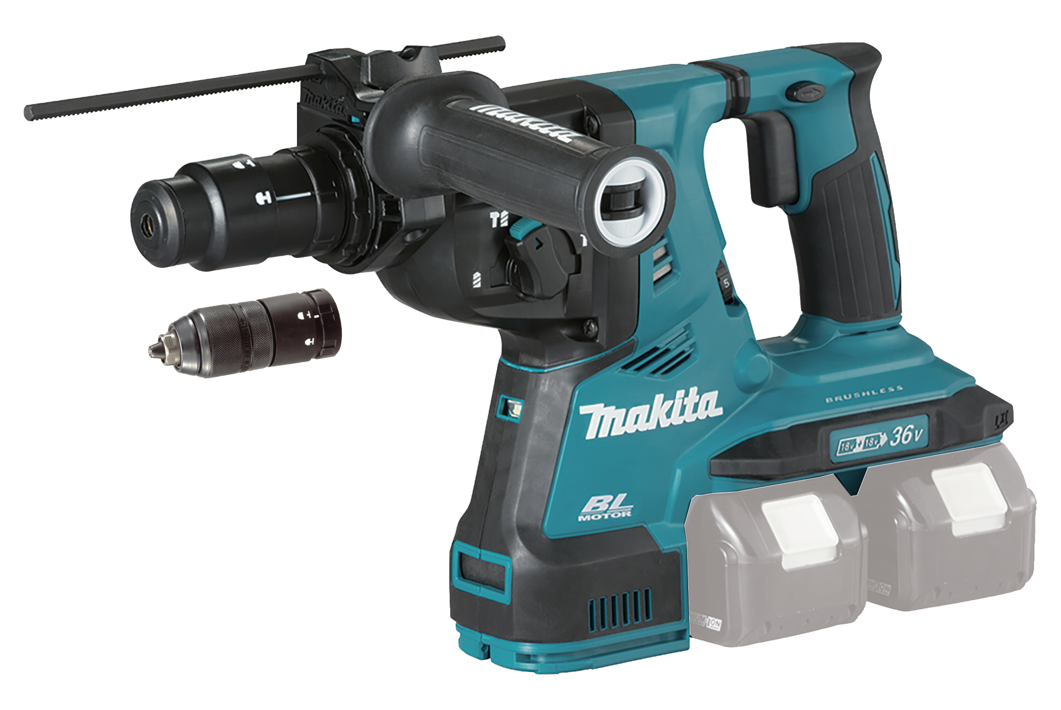 Makita Akku-Bohrhammer DHR283
