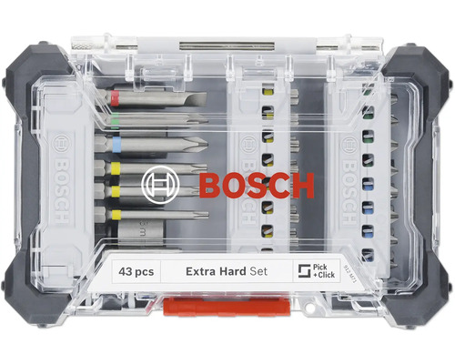 Bosch Professional Extra Hard Schrauberbit-Set 43-teilig