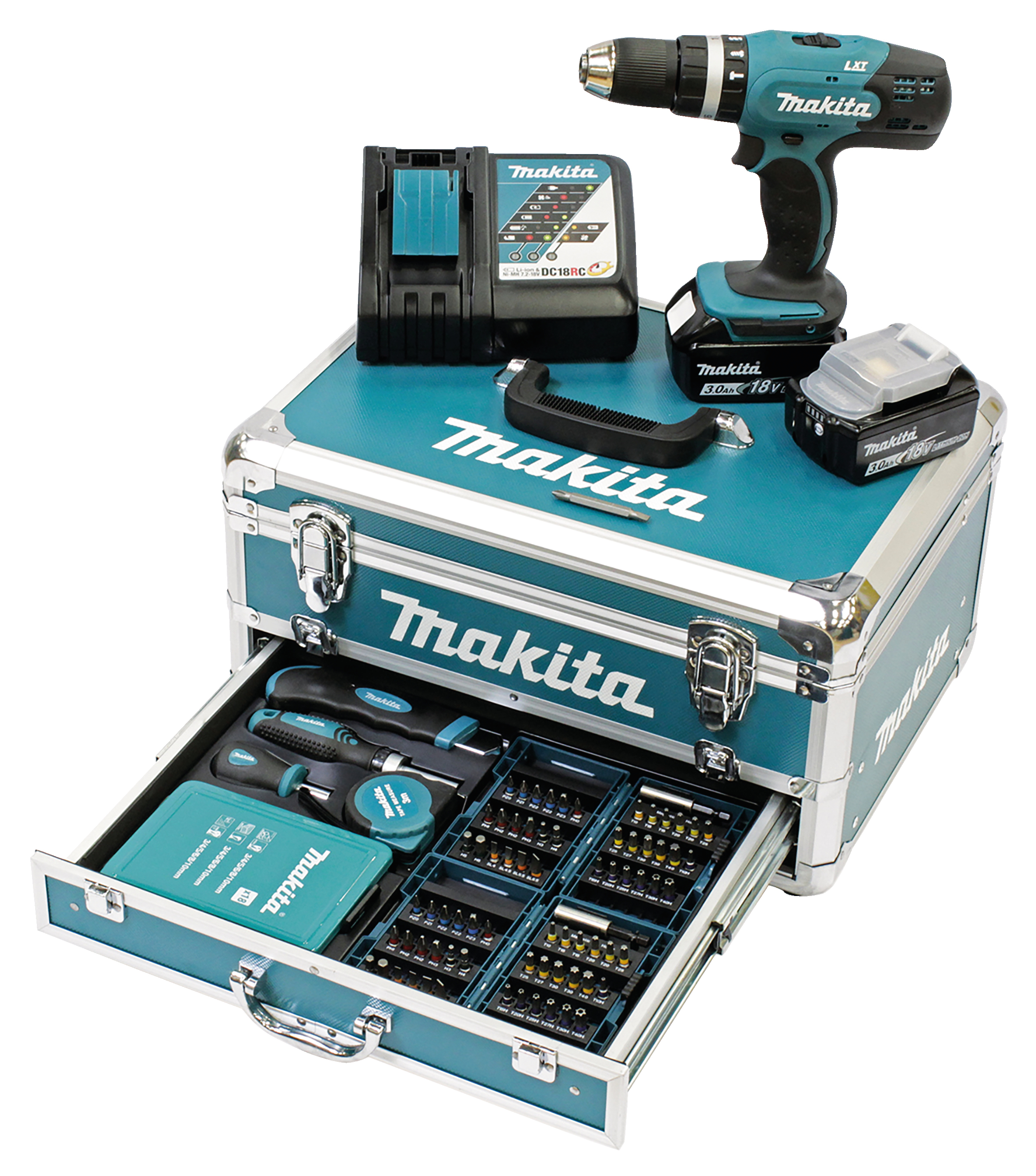 Makita Akku-Schlagbohrschrauber DHP453RFX2