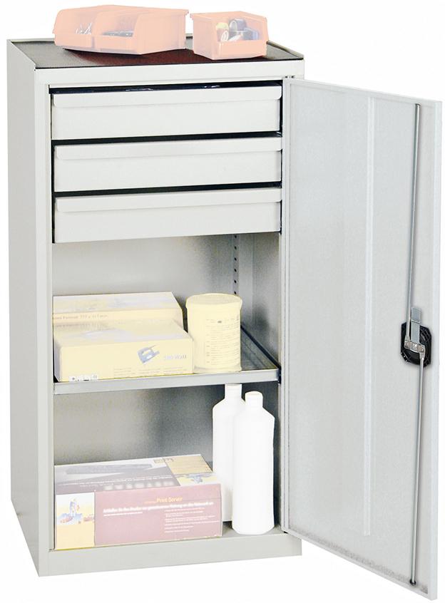 Stumpf Werkzeug- und Materialschrank Serie 2000, 3 Schubladen, 1 Fachboden