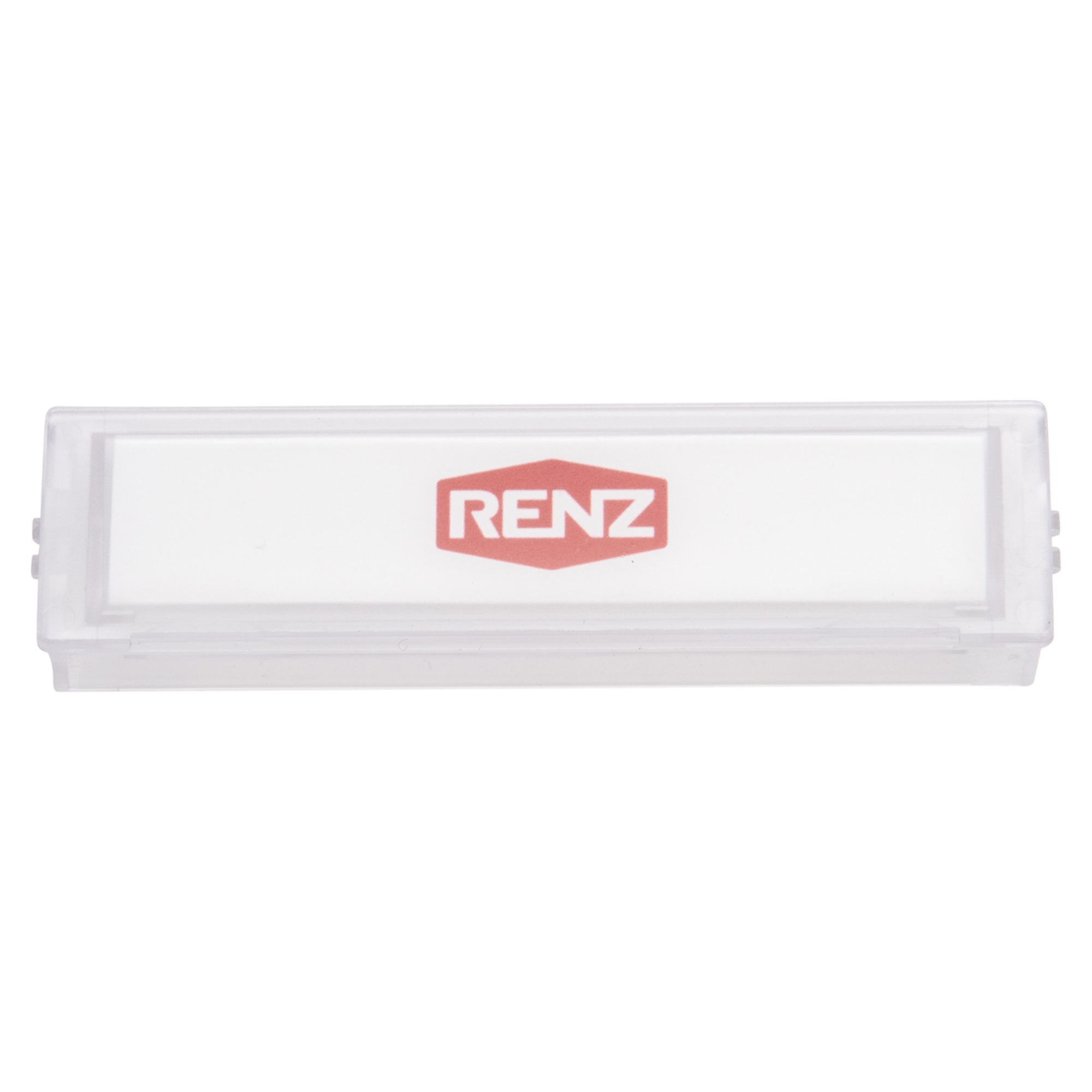 Renz Namensschild 75 x 19,5 mm weiß