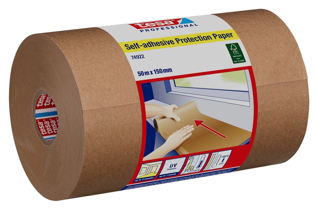 Selbstklebendes Abdeckpapier 10m:600mm