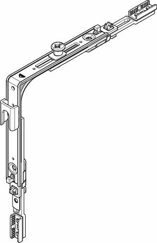 Roto Eckumlenkung NT/NX Stahl verzinkt 313538