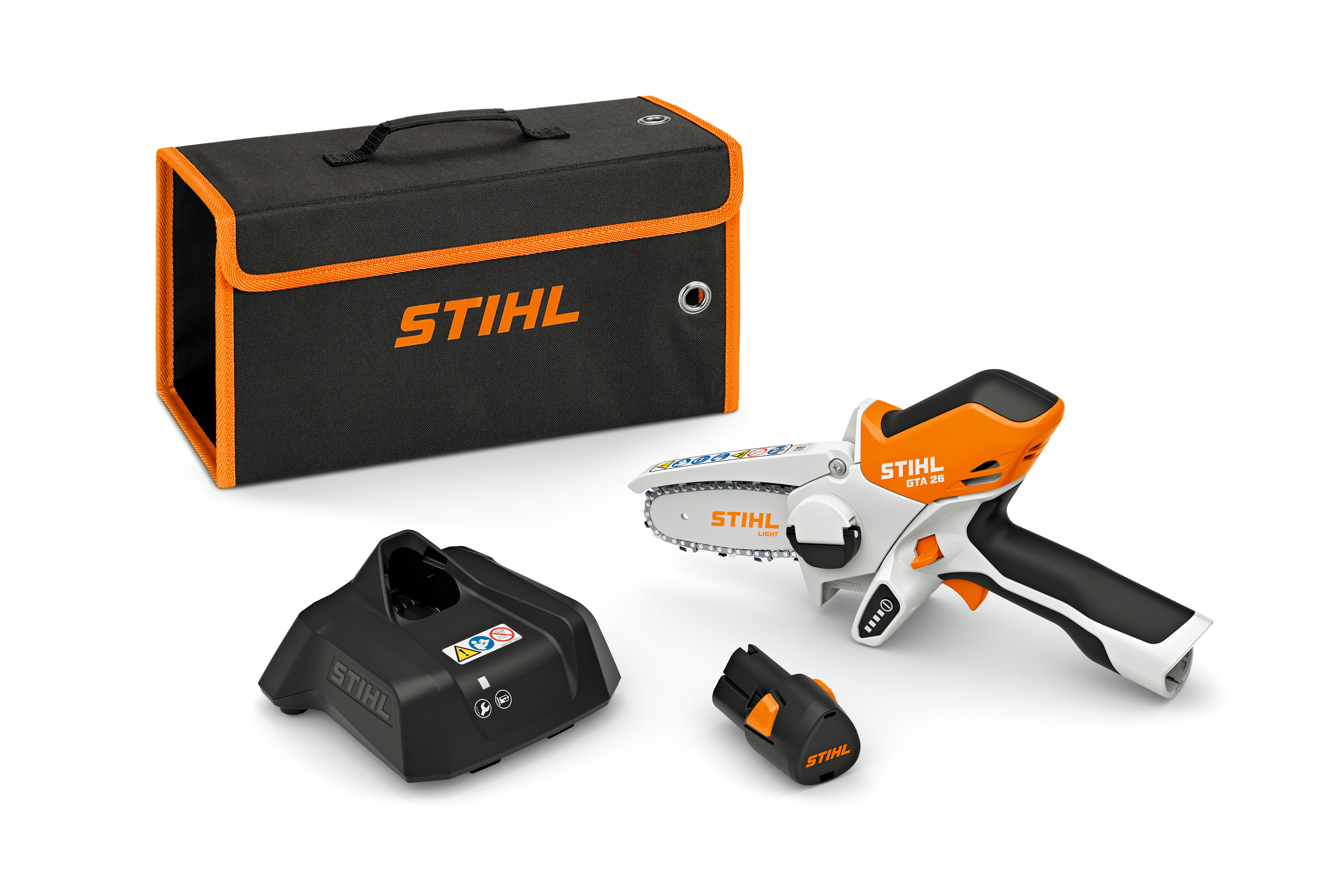 Stihl GTA 26, mit Akku AS 2 und Ladegerät AL 1