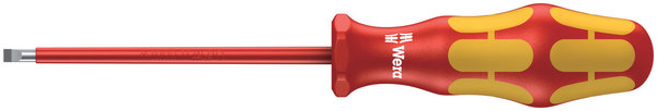 160 i VDE Insulated screwdriver for slotted screws, 0.8 x 4 x 100 mm, Gerät, Schraubenzieher, Werkzeug, Rauchrohr