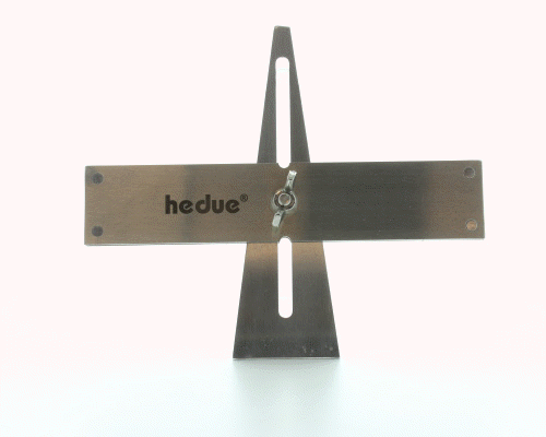 hedue Zinkenschablone S200 Edelstahl mit 1:8 Neigung