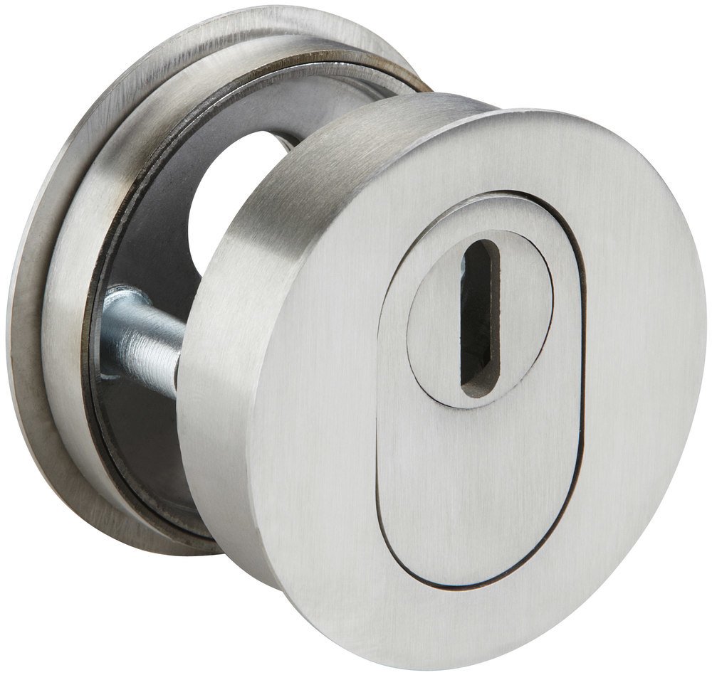 HERMAT Schutzrosette 2038.KS/FLACH,rund,15mm,ZA/PZ,ER matt,TS60-85