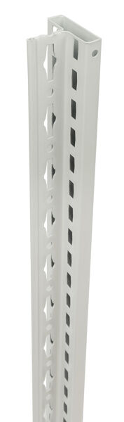 Schulte MULTIplus T-Profil 1800 mm RAL 7035 lichtgrau Front gelocht
