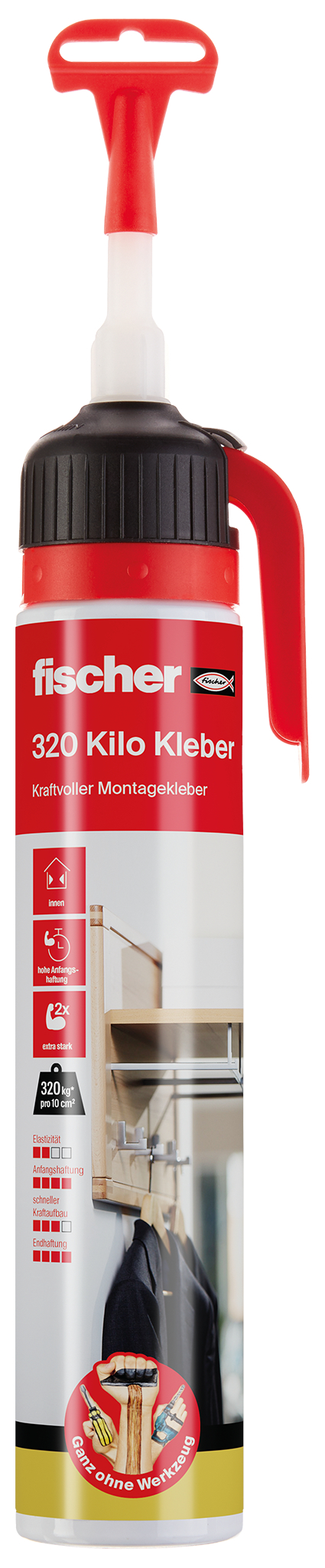 Produktbild, Klebstoff, Montageklebeflasche, Klebepaste, 320 Kilo Kleber, Flaschenkleber