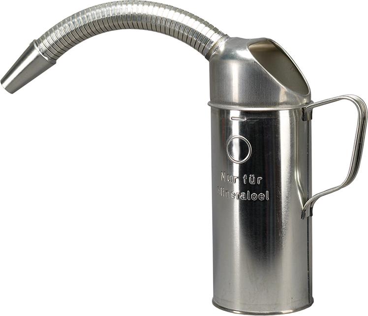 Pressol Messbecher, mit flexiblem Metallauslauf