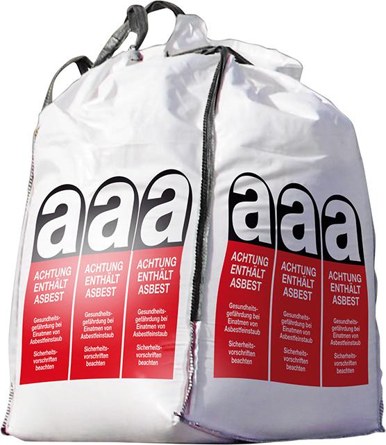 Big Bag für die Asbest-Entsorgung, beschichtet