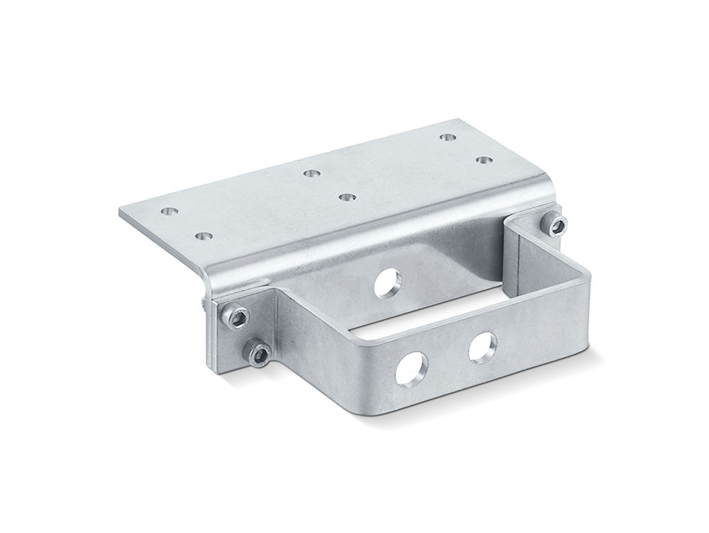 RWA-Konsole, für Spindelantrieb, E 1500 NSK, DL-R, Aluminium silberfarbig elox.