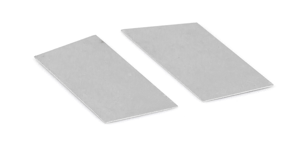 ZT-Stirnabdeckung,Set, 100, Aluminium, naturton eloxiert