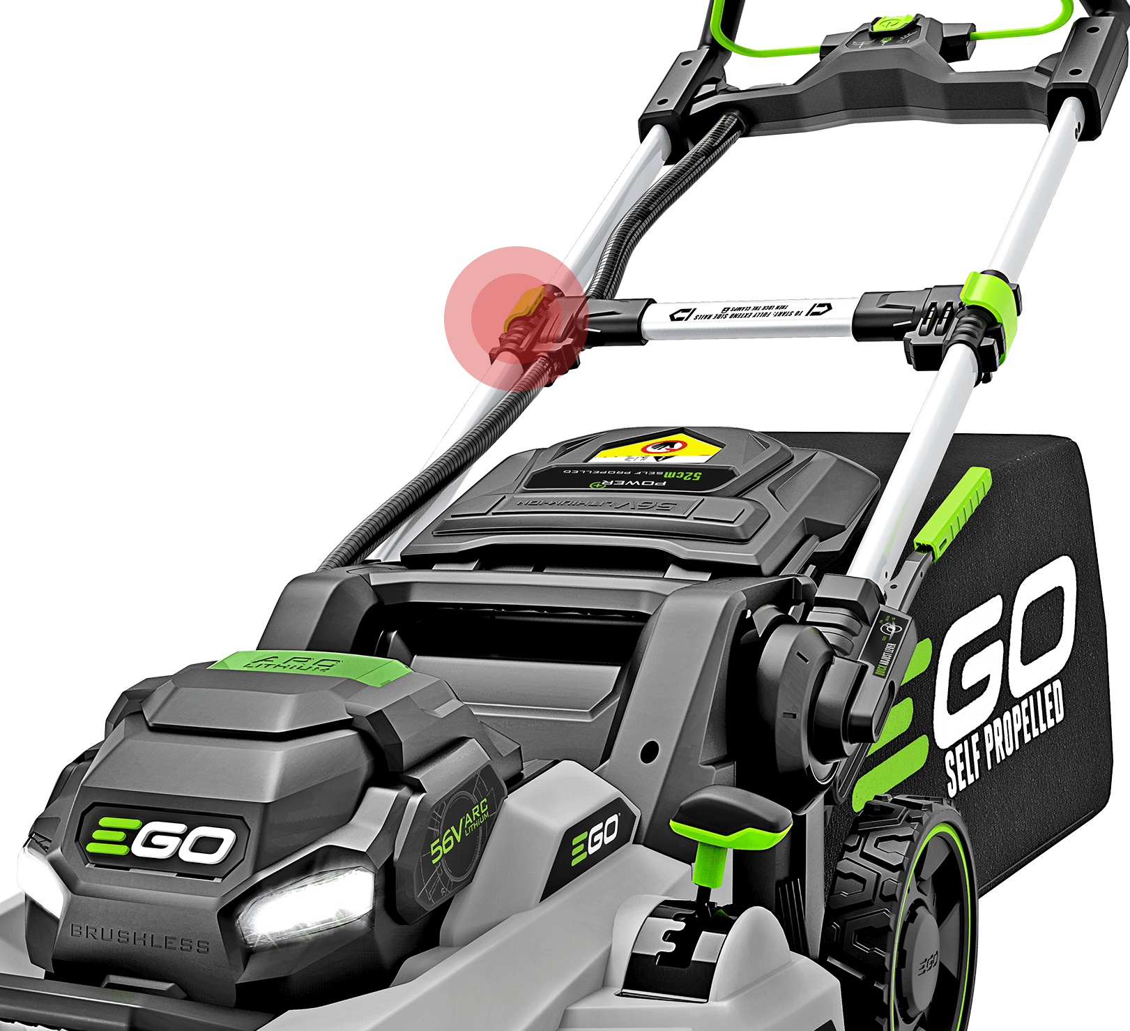 EGO LM1700E Akku-Rasenmäher 42cm mit Radantrieb ohne Akku & Ladegerät