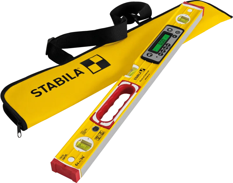 Stabila Digitale Wasserwaage TECH 196 DL, 61 cm, wasser- und staubdicht nach IP