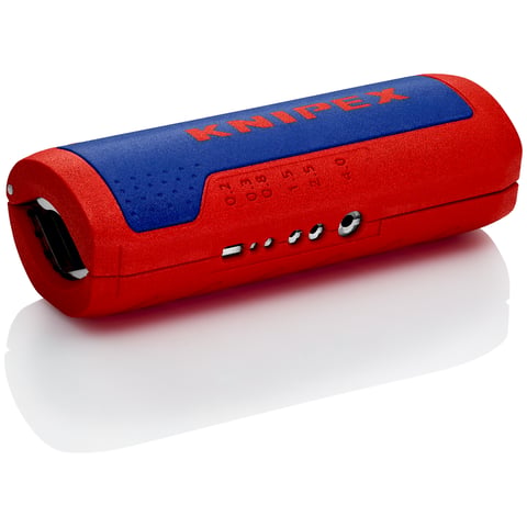 Knipex TwistCut® Wellrohrschneider 90 22 02 SB für Kunststoffrohre Ø 13-32 mm mit Abisolierfunktion