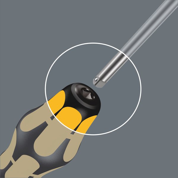 932 AS Screwdriver for slotted screws, 1.2 x 7 x 138 mm