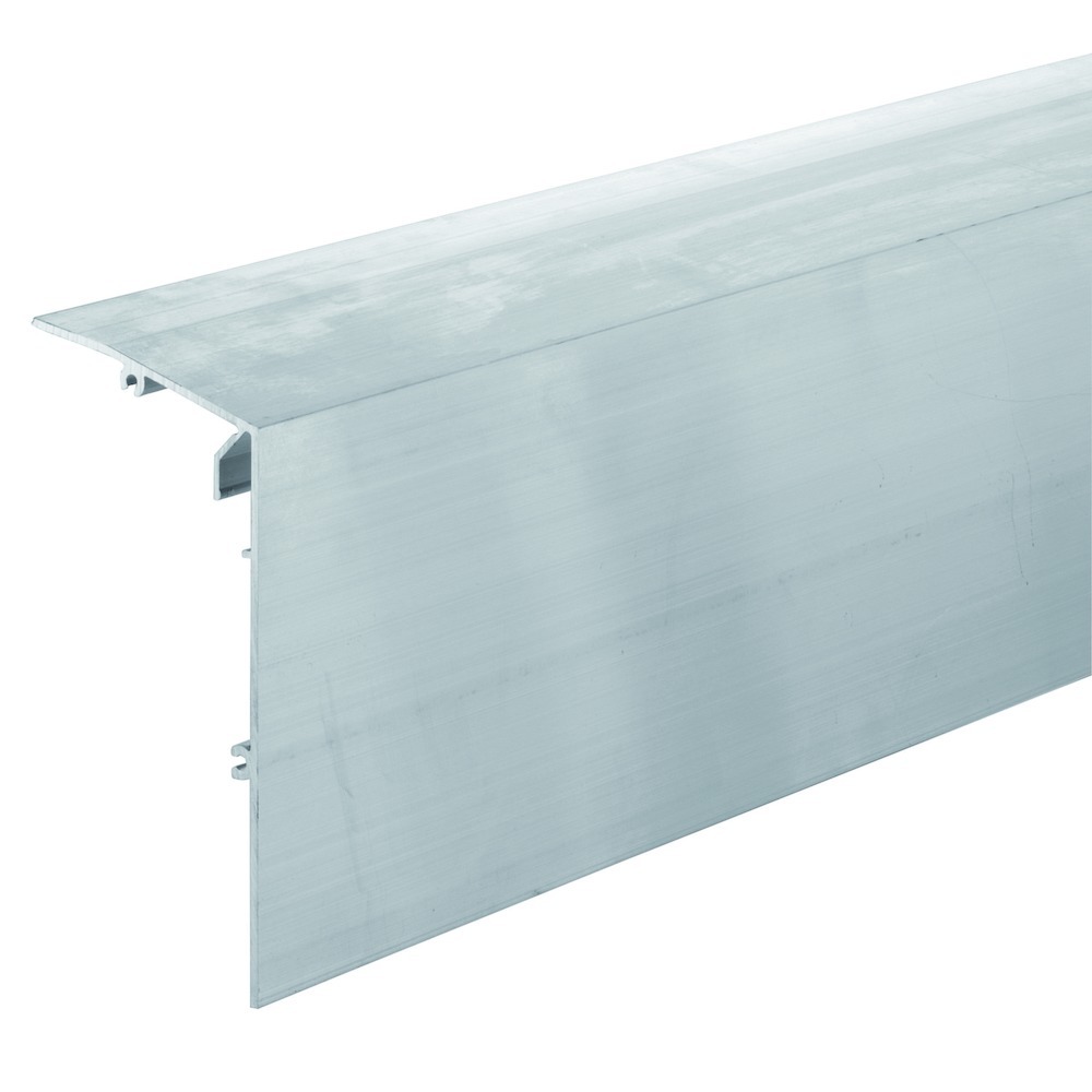 HELM Blende für Schiebe-Fensterladen, Montageschiene einspurig, Aluminium