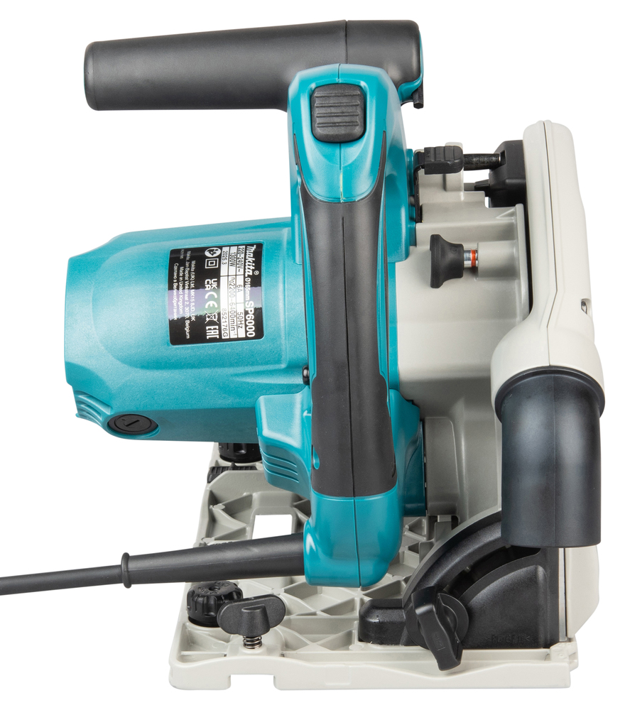 Makita SP6000J1 Tauchsäge 1300W 165mm mit Führungsschiene und MAKPAC