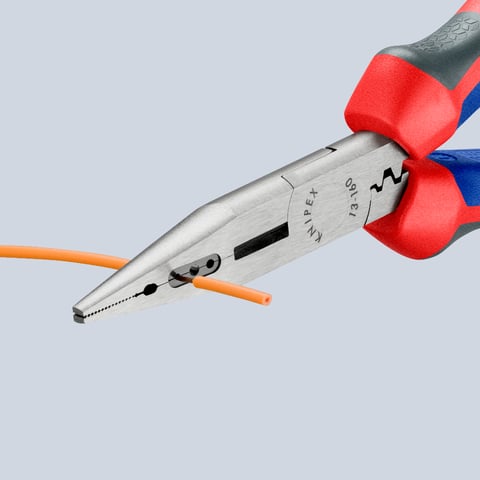 Knipex Verdrahtungszange 13 02 160 poliert Comfort-Griffe 160mm 0,5-2,5mm²