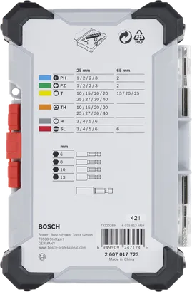 Bosch Professional Extra Hard Schrauberbit-Set 43-teilig