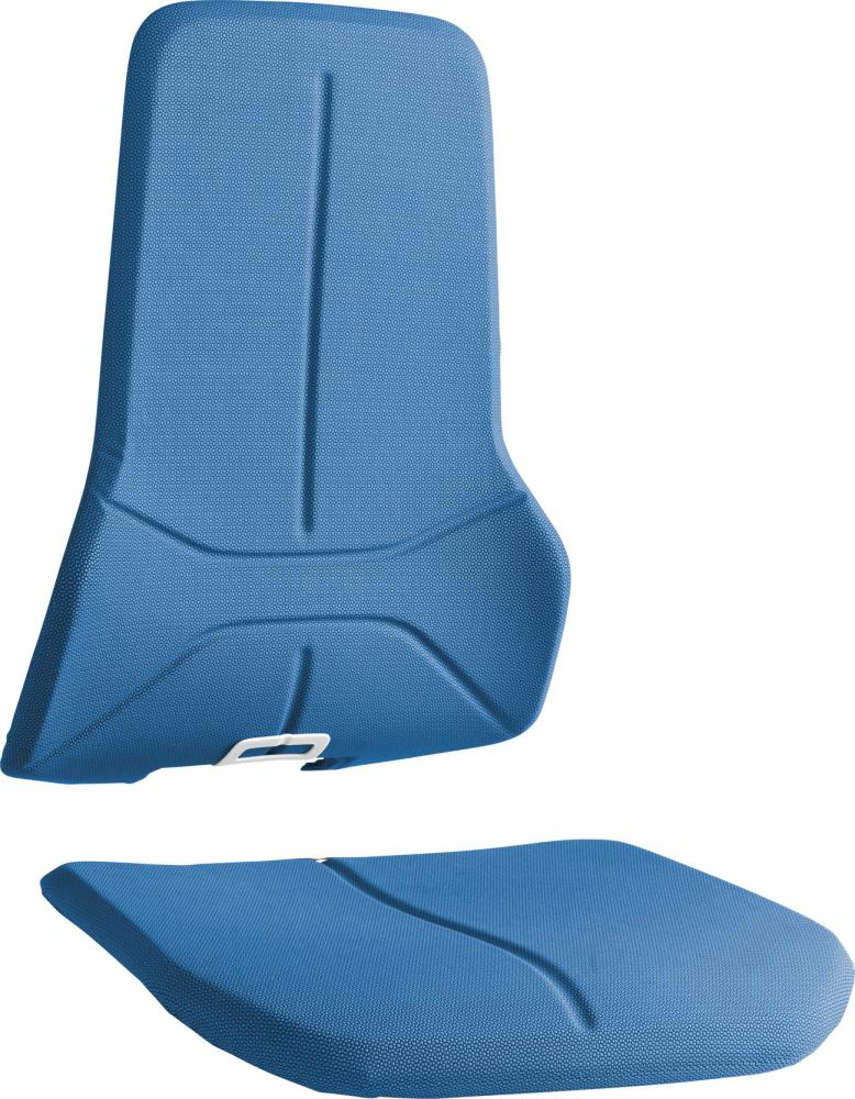 bimos Polsterelement Supertec blau für Arbeitsstuhl Neon