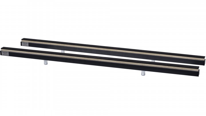 Beck Antirutschauflageschiene m. 2 Rasterbolzen, 1200 mm lang