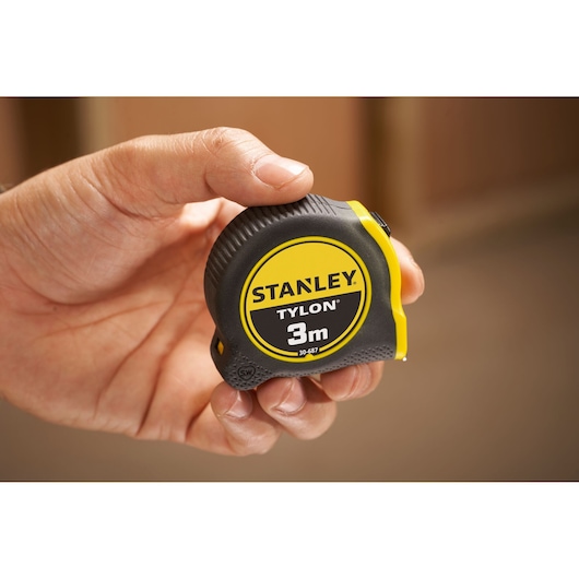 Stanley Bandmaß Tylon™ 3m 12,7mm Genauigkeitsklasse II mit Gürtelclip