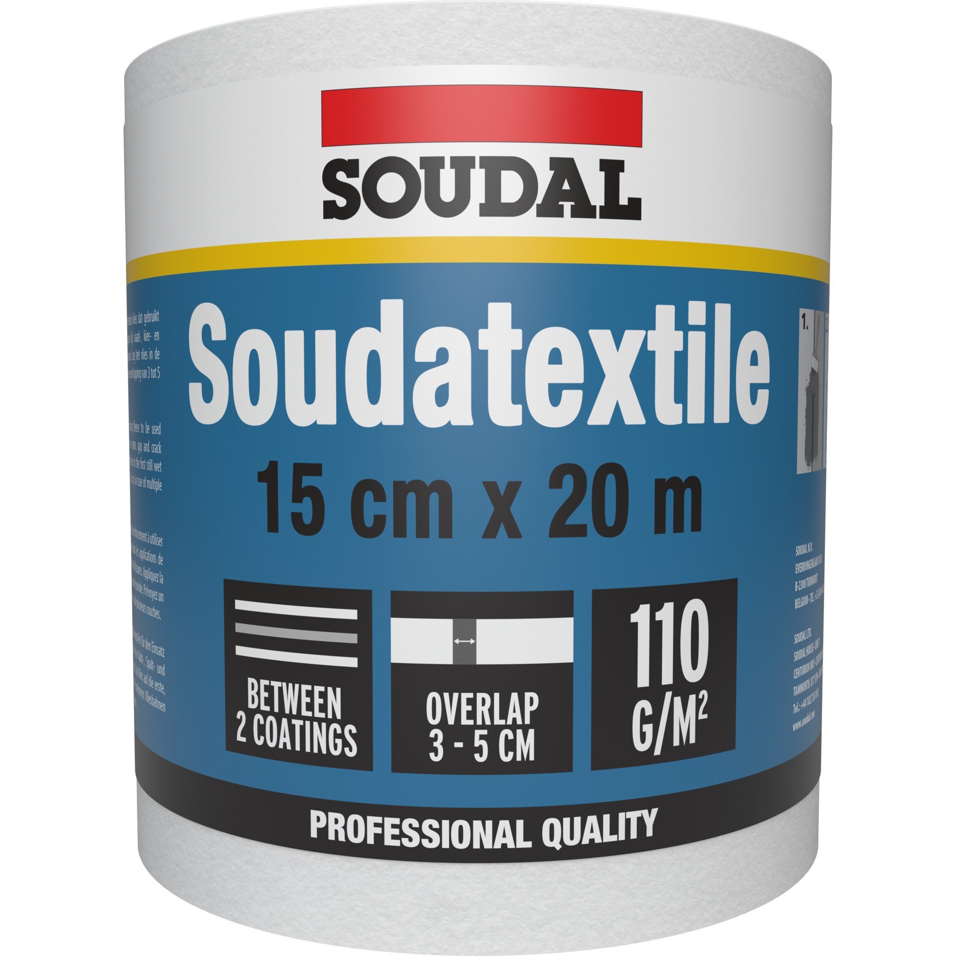 Soudal Soudatextile 15 cm Weiß